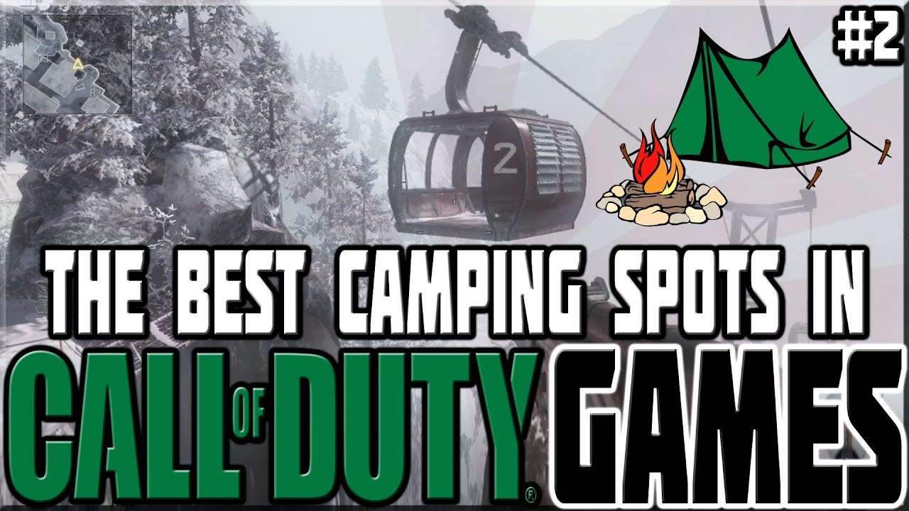 BEST CAMPING SPOTS IN CALL OF DUTY GAMES! #2