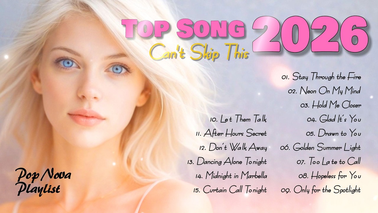 Today's Top Songs 2026 🔥Trending Pop Songs | Viral English Mix | Driving, Workout & Chill