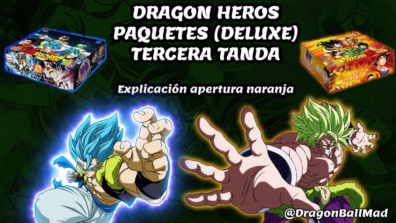 DRAGON HEROS - PAQUETES (DELUXE) TERCERA TANDA #CartasDragonBall