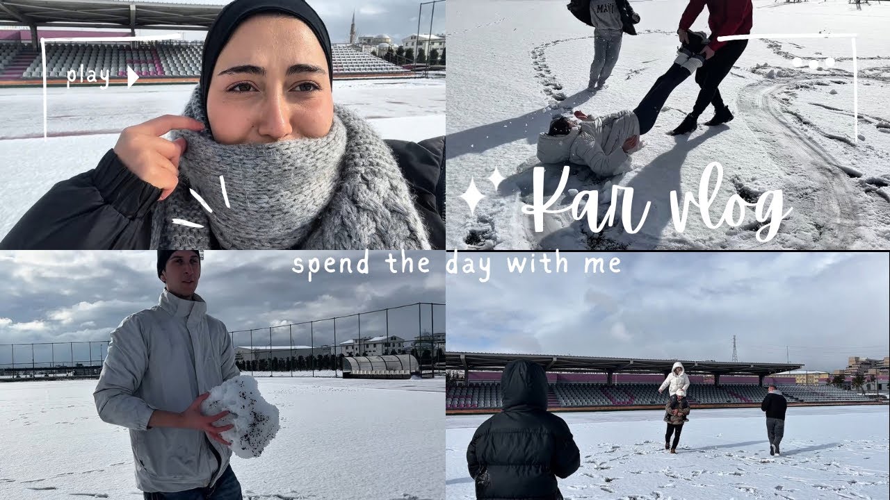 Kar topu savaşları☃️🌨️❄️