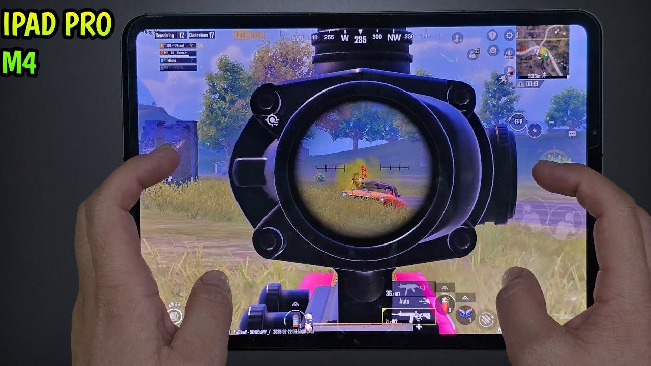 IPAD PRO M4 (120FPS DEVICE) 🔥 PUBG HANDCAM 🔥 IOS 26 Liquid glass update 😍 PUBG TEST 2026