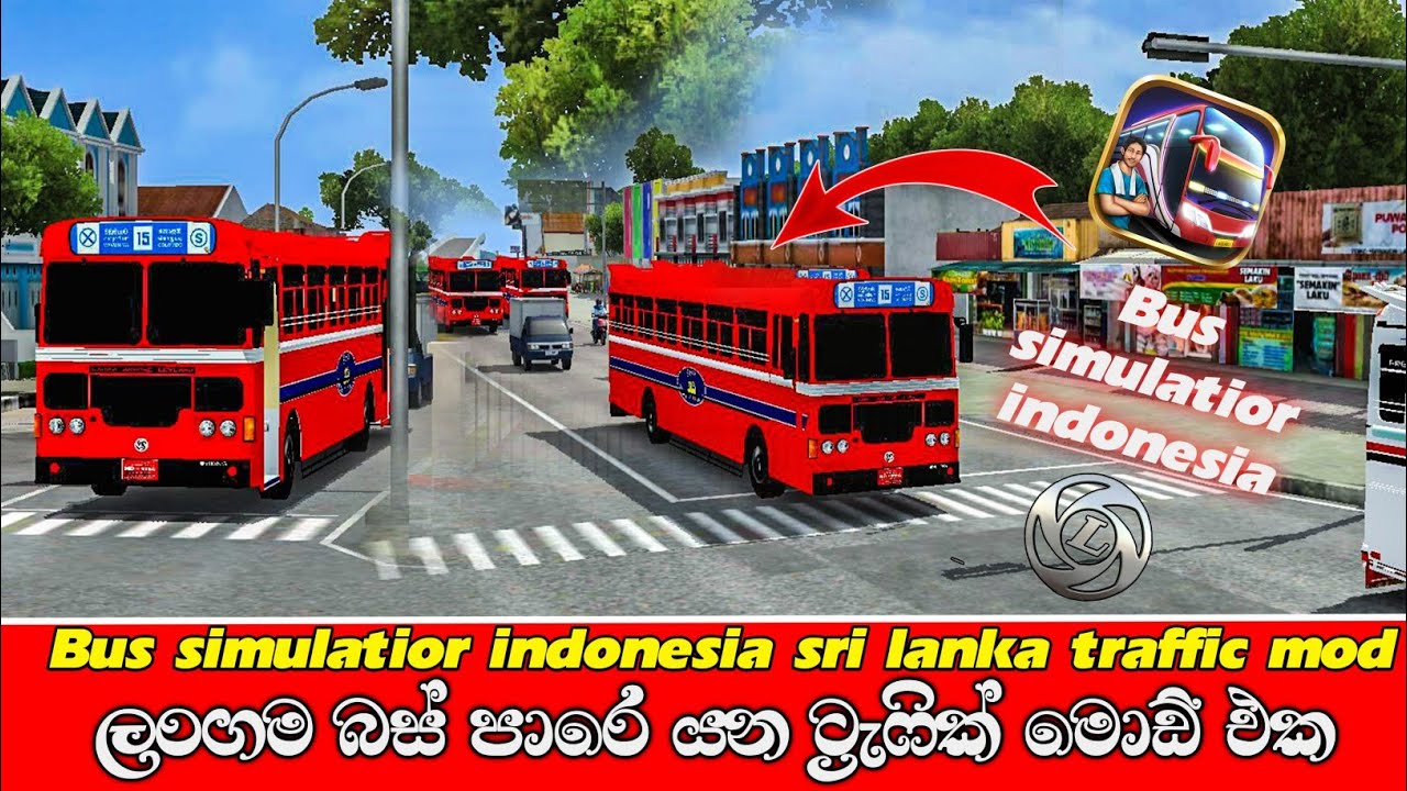 CTB බස් පාරෙ යන ට්‍රැෆික් මොඩ් එක ගේම් එකට දාගමු | Bus simulatior indonesia sri lanka traffic mod 😍