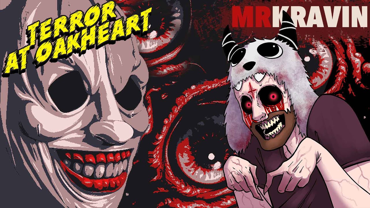 Terror At Oakheart - Side-Scrolling Pixel Slasher Horror Game [Full Game Playthrough, All Plushies]