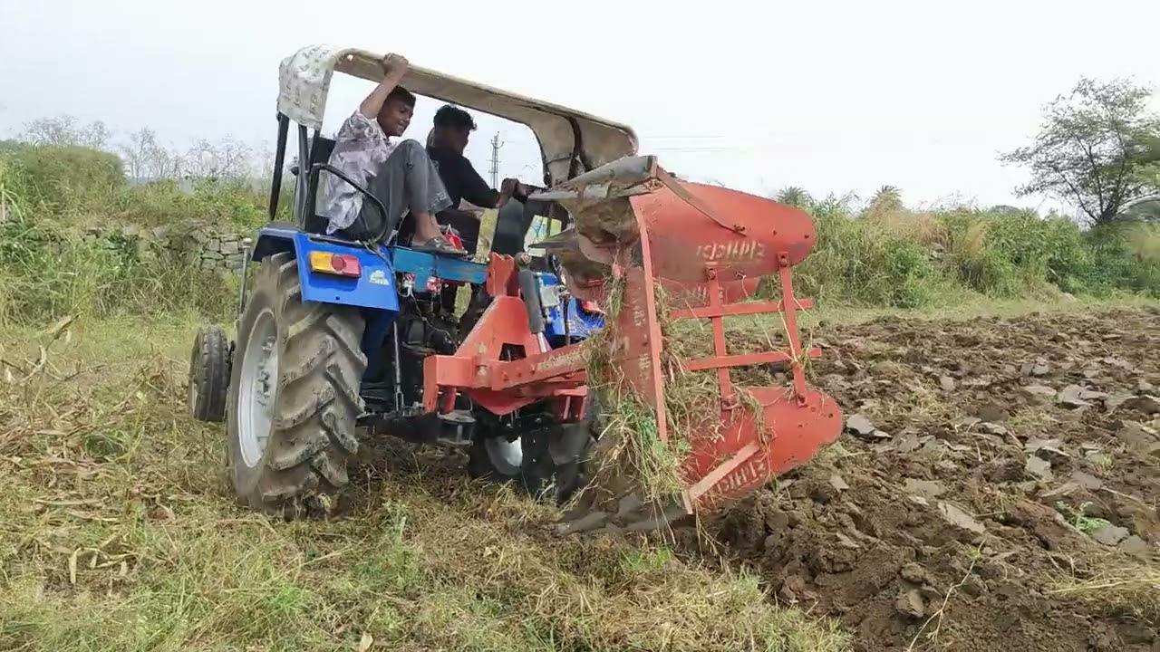  खेत की मिट्टी की पल्टी हाइड्रॉलिक[ Palti-Palla ] By Sonalika Sikander 45 HP Tractor #farming #nishu