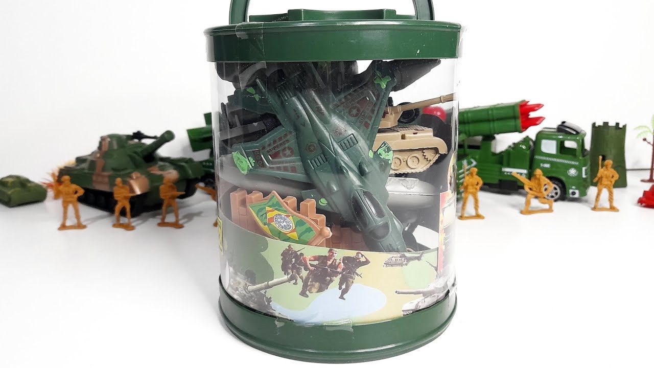 Set militar de juguetes: vehículos y accesorios | Unboxing y review