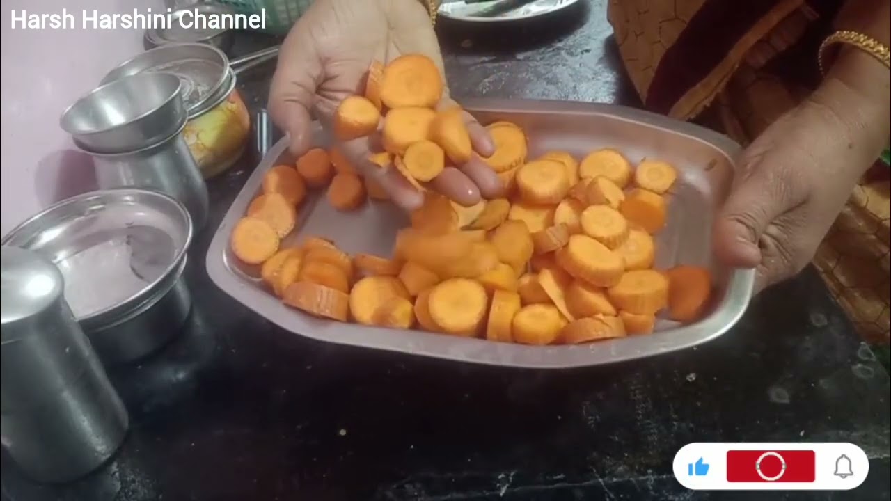 #Harsh Harshini Channel, carrot gheer recipe intha mathiri try pani parunga sema teasta irukum 