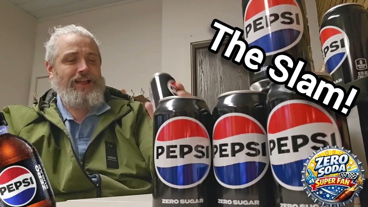 Zero Soda Super Fan Sips, Slams, and Rates Pepsi Zero soda @pepsi #Pepsi #pepsizero 