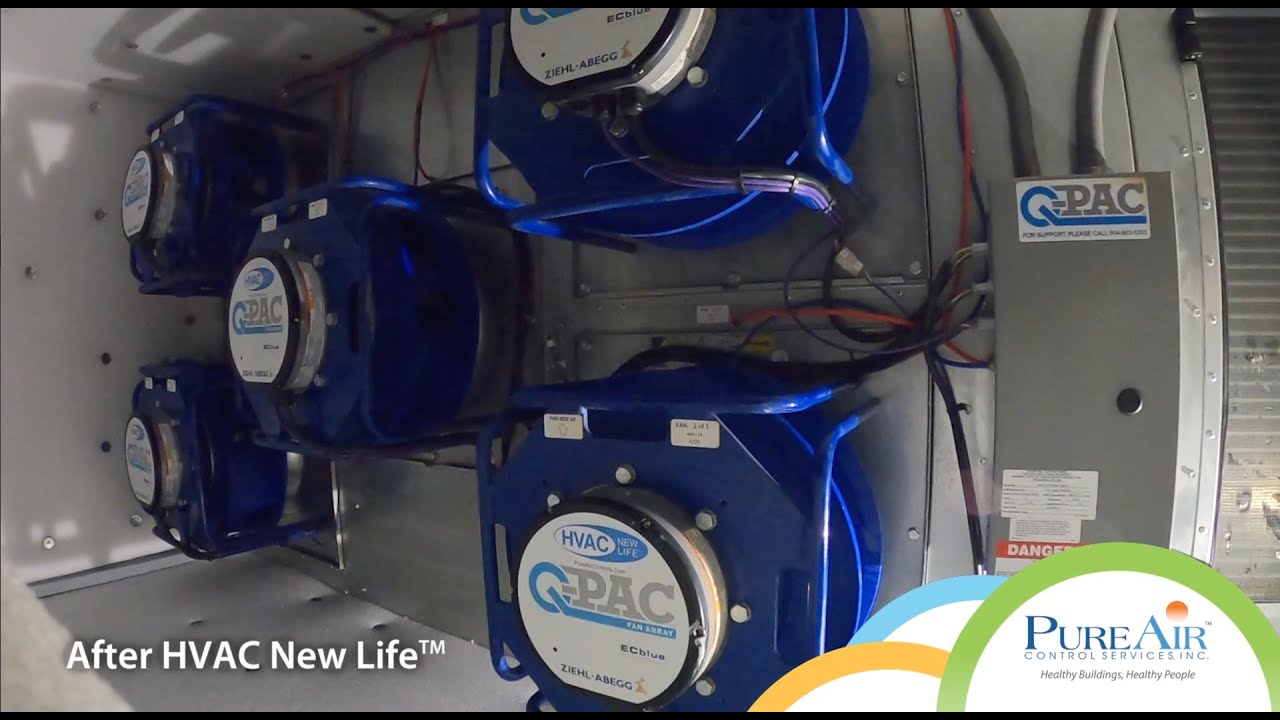 HVAC New Life Restoration with ECM Fan Array Retrofit