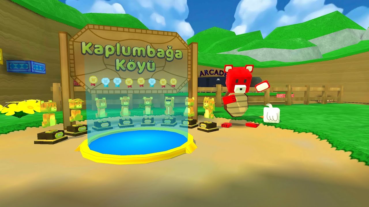 Bütün altın ayıları aldım😎🥳 Bölüm 1 (Kaplumbağa köyü🐢)