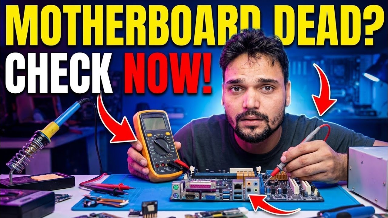 Motherboard Test Kaise Kare 🔥 CPU Heat, Capacitor & Full Hardware Check Guide