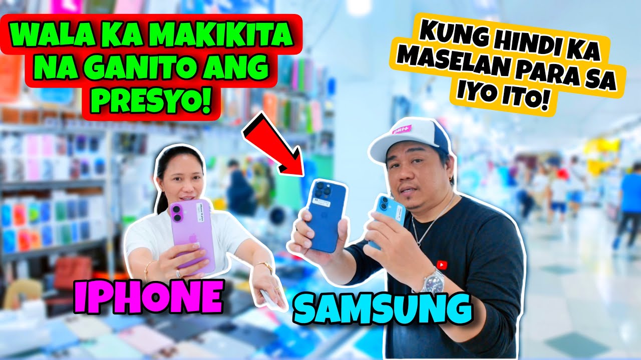 IPHONE AT SAMSUNG PHONE KUNG HANAP MO MURA AT HINDI KA MASELAN PARA SA IYO ITO