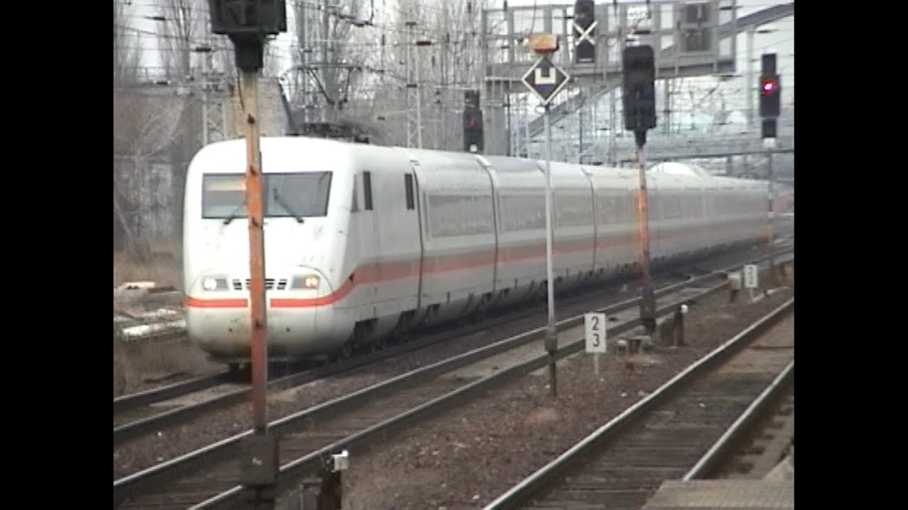 ICE with DB 401 579 8 passes the old Ostkreuz station  #ice #401 #trainspotting