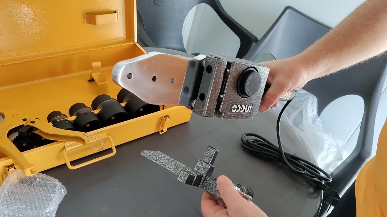 Aparat lipit țevi PPR 1500W INGCO Unboxing