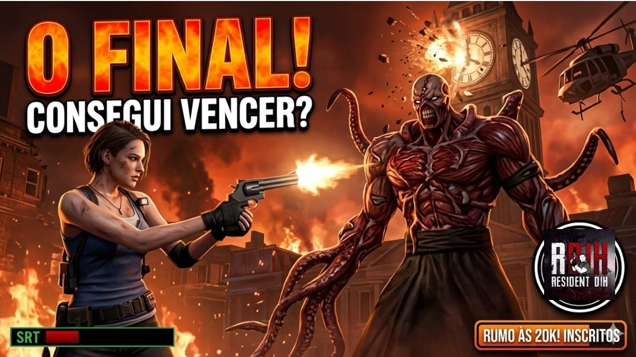 CONSEGUI VENCER O CAOS? 🧨 Resident Evil 3: City of Ruin (Parte Final)