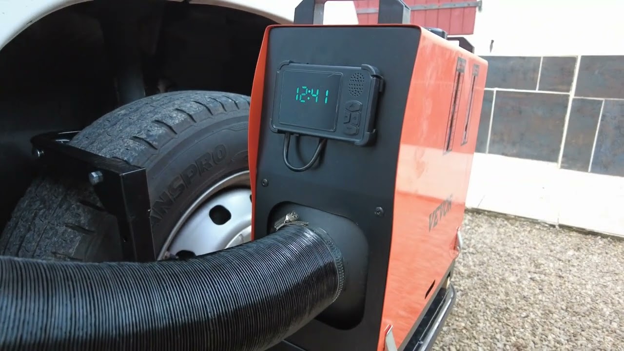 Installation du chauffage Vevor pour Gérard