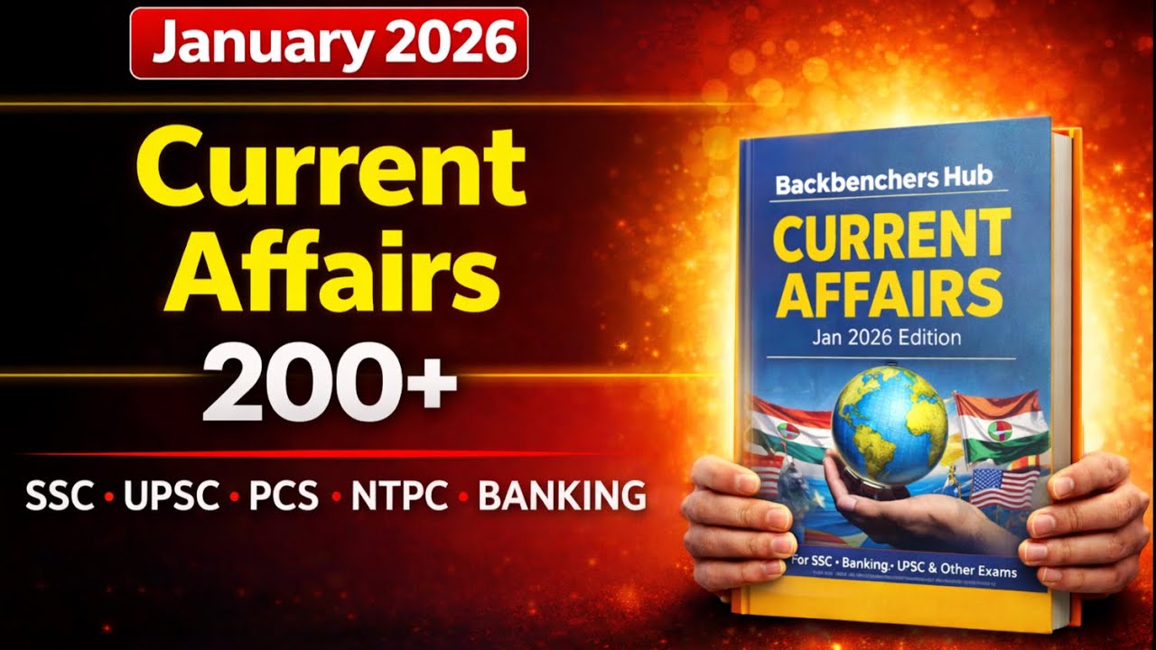 January Current Affairs 2026 | One Shot Revision for UPSC, SSC, Banking & PCS