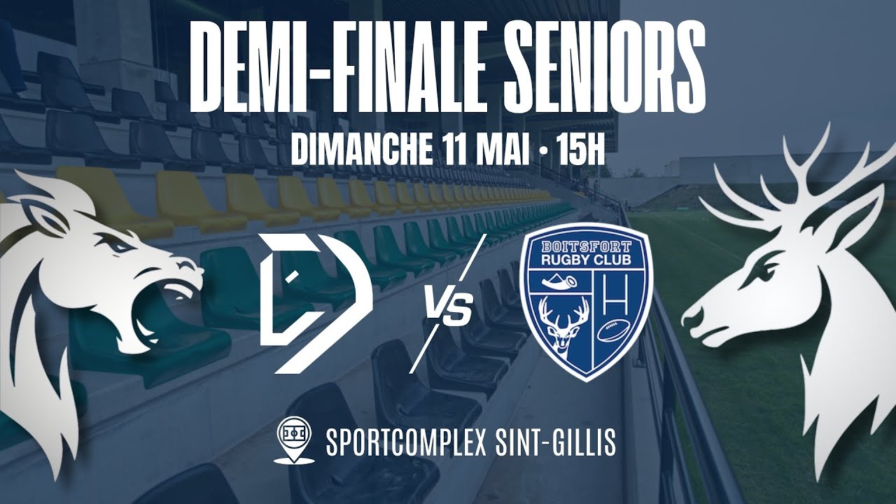 Playoffs 2025 - Demi finale - Dendermonde vs Boitsfort - Seniors - Live (11-05-2025)