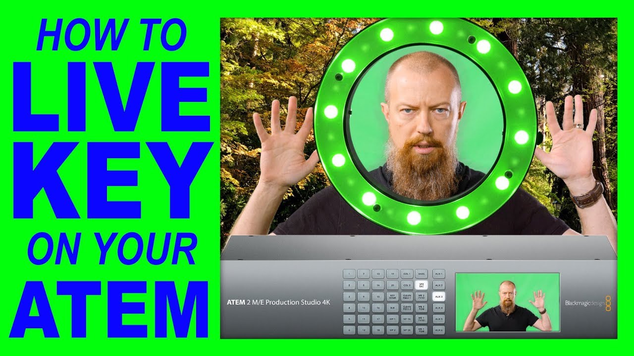 LIVE Keying with the BlackMagic ATEM ► Reflecmedia Chromakey Solution