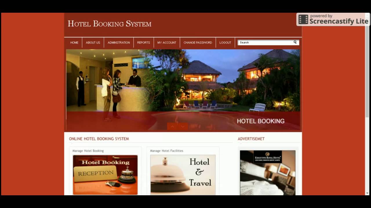 Hotel Booking System | PHP and MySQL Project Source Code | PHP MySQL CRUD Project