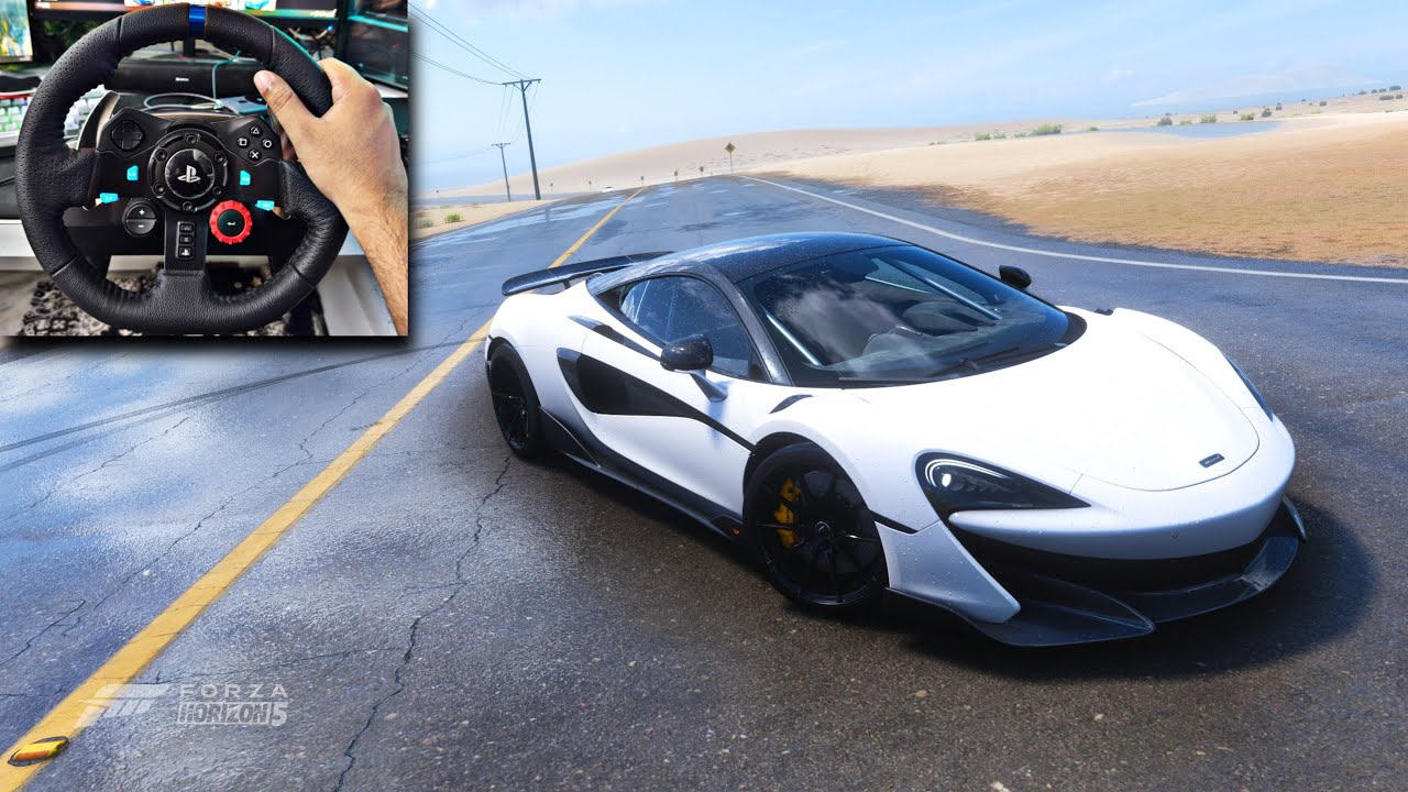 MCLAREN 600LT Coupe 804HP  Forza Horizon 5 Logitech G29 Gameplay