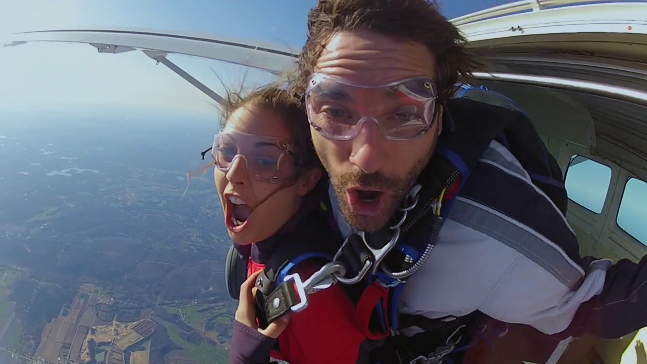 Parachute Voltige saut en tandem