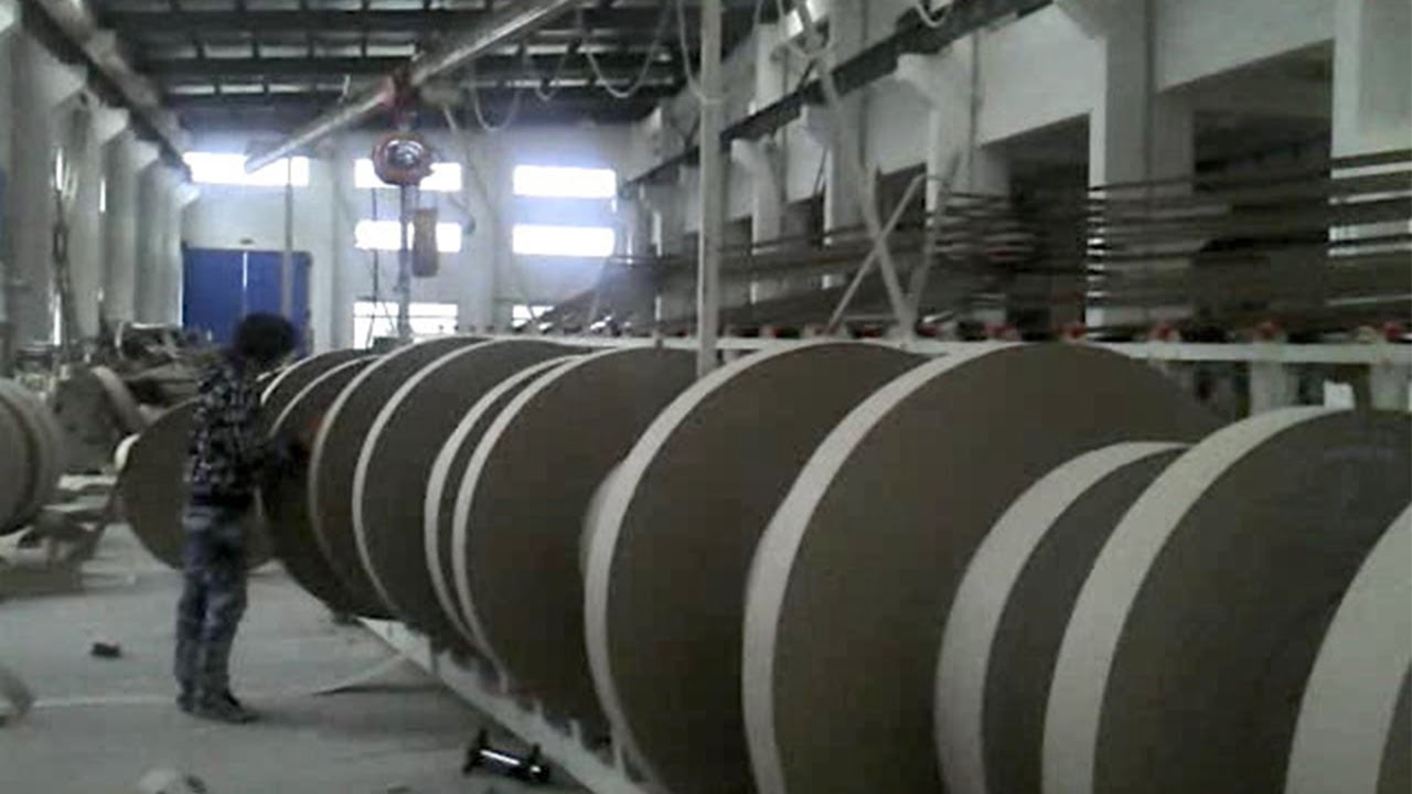 Paper Tube Machine High Speed making 15mm thk cores in 25M/min, Digital Control Paper Core Machine