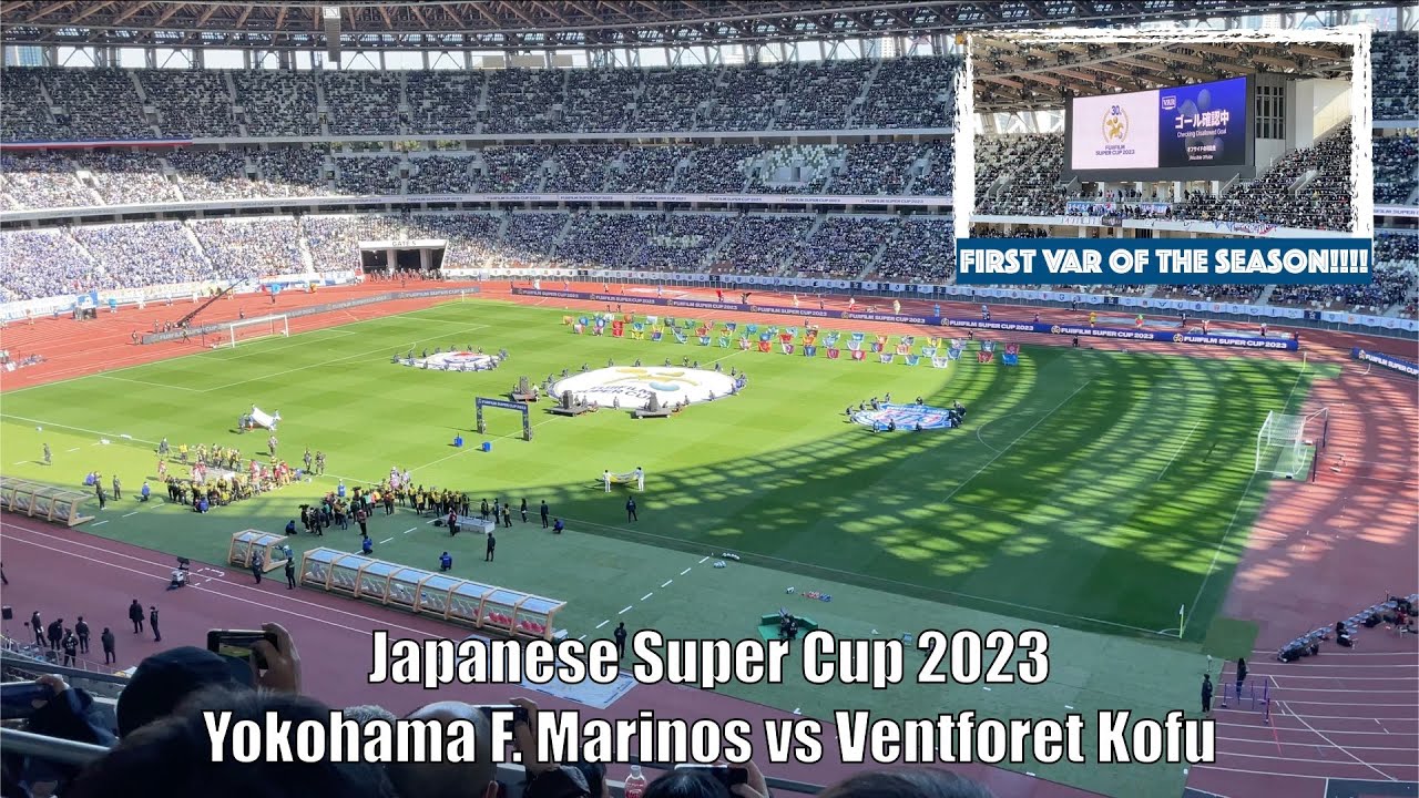Experience in Japan Ep.6 - [Watching Fujifilm Super Cup 2023 Yokohama F. Marinos vs Ventforet Kofu]
