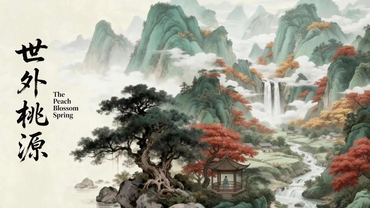 The Peach Blossom Spring 世外桃源・心靈淨土 | Soulful Chinese Music for Inner Serenity 豁然開朗・國樂養氣・ 避世安神純音樂