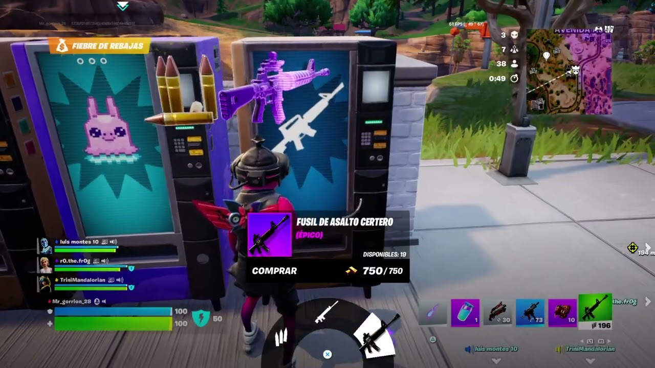 Divertiendonos un rato en el fornite