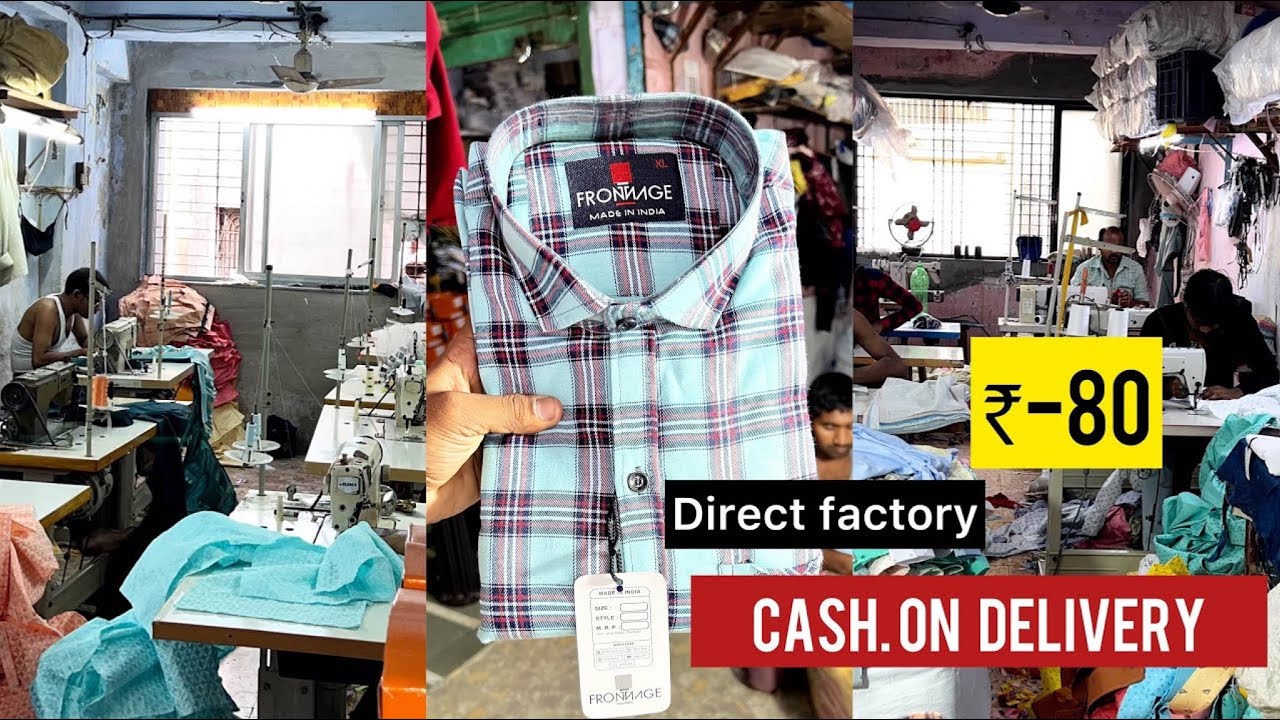 Shirts manufacturer in ulasnagar / Shirts wholesaler in ulasnagar / Ulasnagar wholesale market / COD