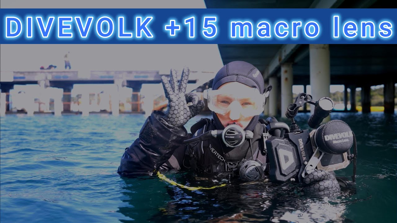 Divevolk Macro Lens in water test with Divevolk Seatouch 4 Max and #iphone