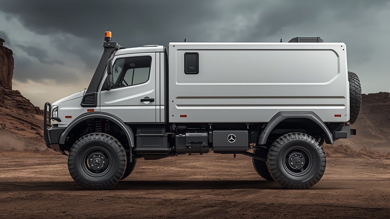 2026 Mercedes-Benz Unimog: Невероятная Мощь и Роскошь Внедорожника! Белый Колесный Титан