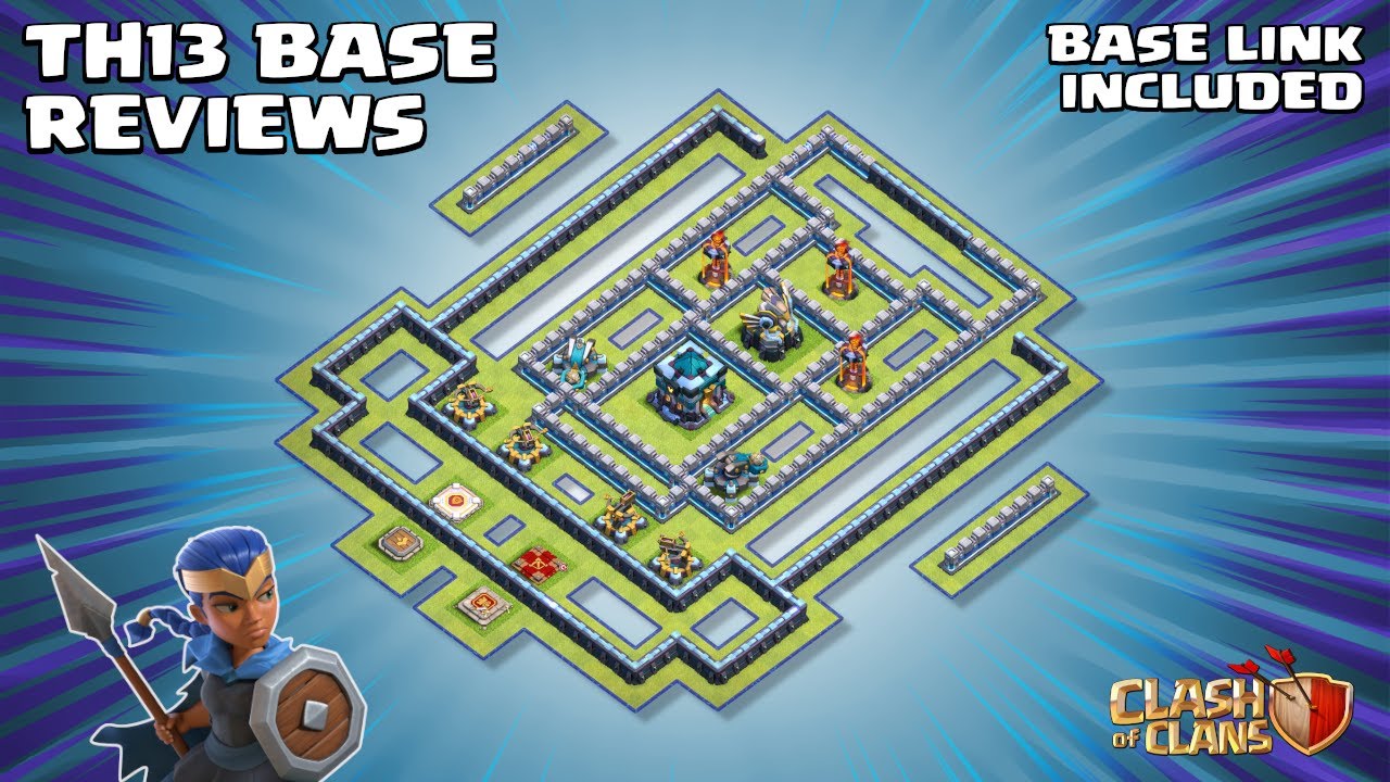 *MYSTERY* Town Hall 13 (TH13) Base - With TH13 BASE LINK - Clash of Clans - #154