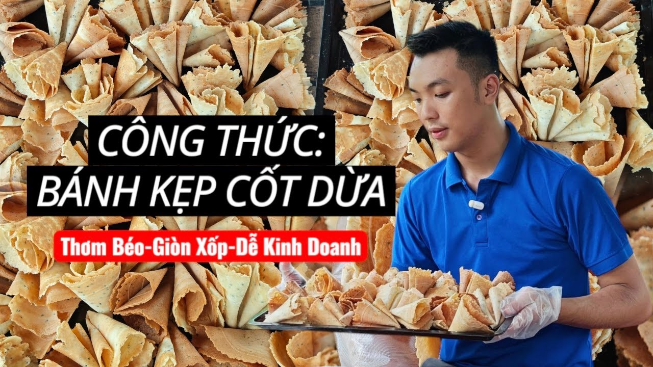 CÁCH LÀM BÁNH KẸP CUỐN MIỀN TÂY BÉO THƠM-GIÒN XỐP