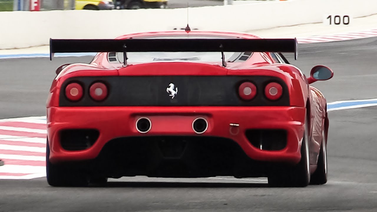 Ferrari 360 'GT Challenge' Lovely V8 Sound: Accelerations, Downshifts and OnBoard!