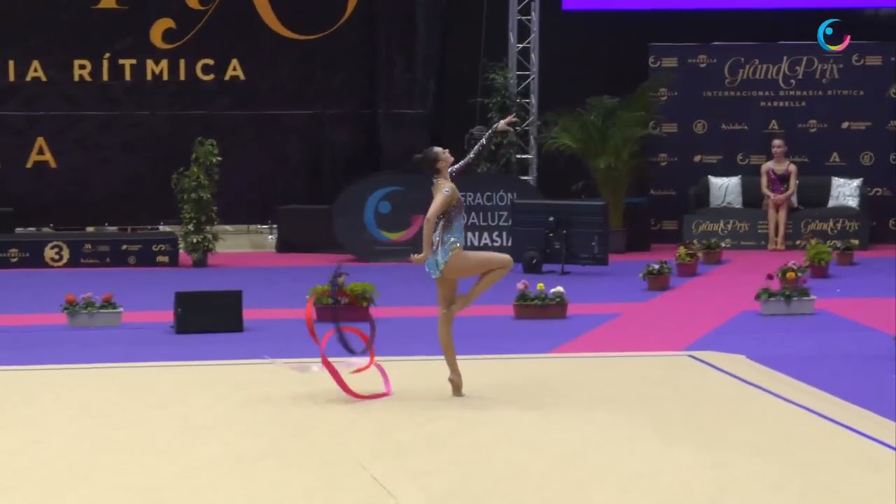 Alina Harnasko (BLR) Ribbon/Cinta Grand Prix Marbella 2025