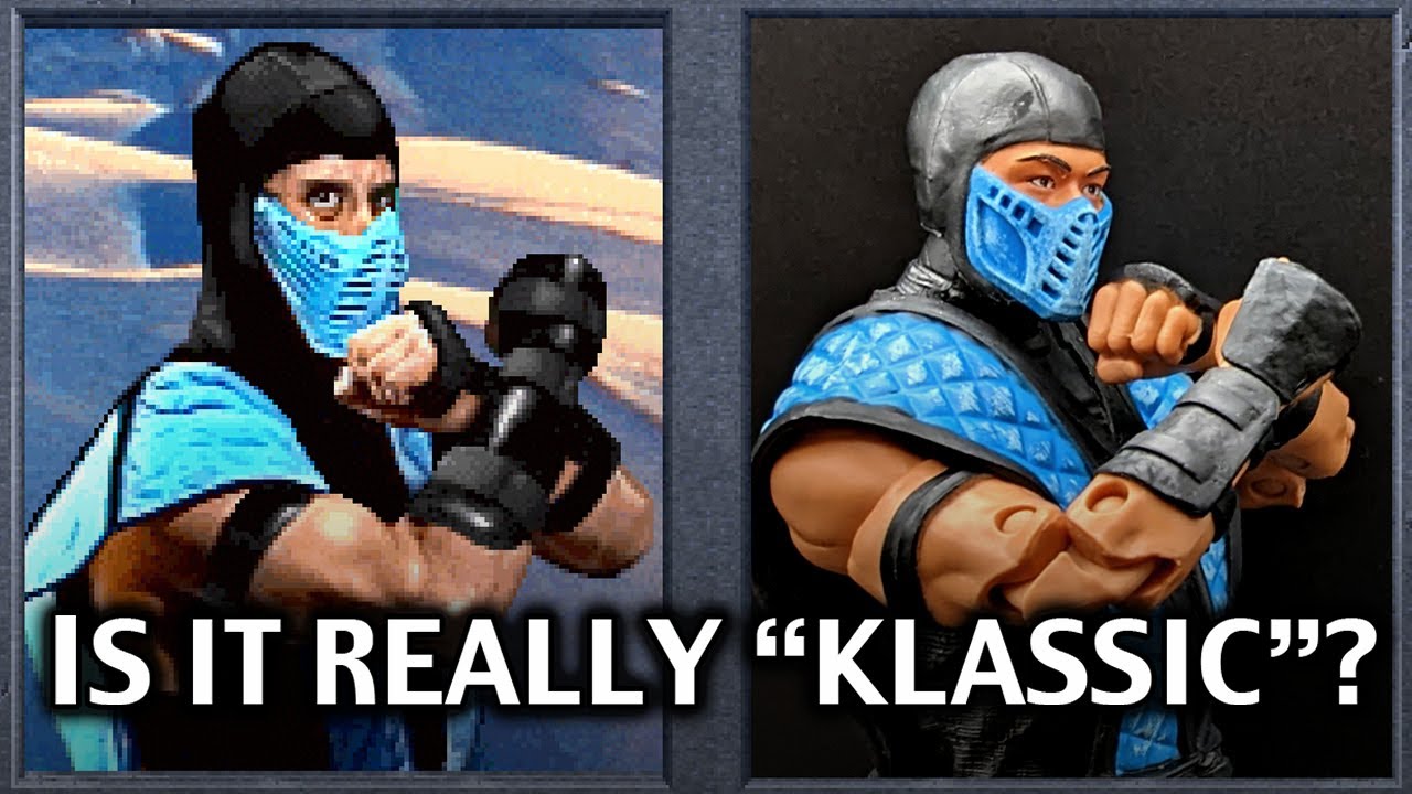 Подробное сравнение! Обзор фигурки Саб-Зеро из серии Mortal Kombat Classic от Mcfarlane Toys.