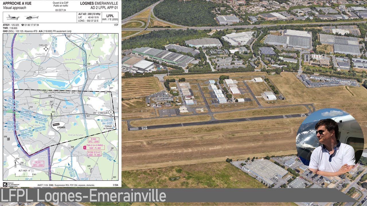 LFPL Lognes-Emerainville - Un aérodrome dans le détail