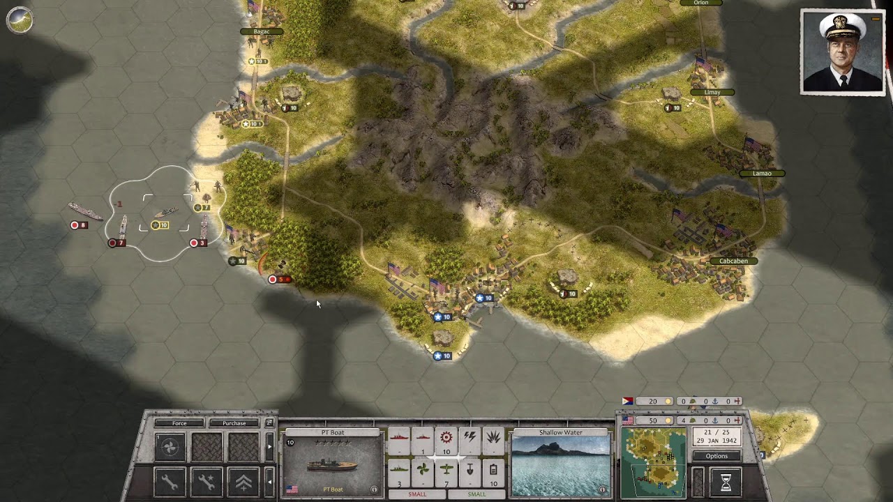 Order of Battle: World War II  | US Pacific campaign play through - Ep #2 - Bataan