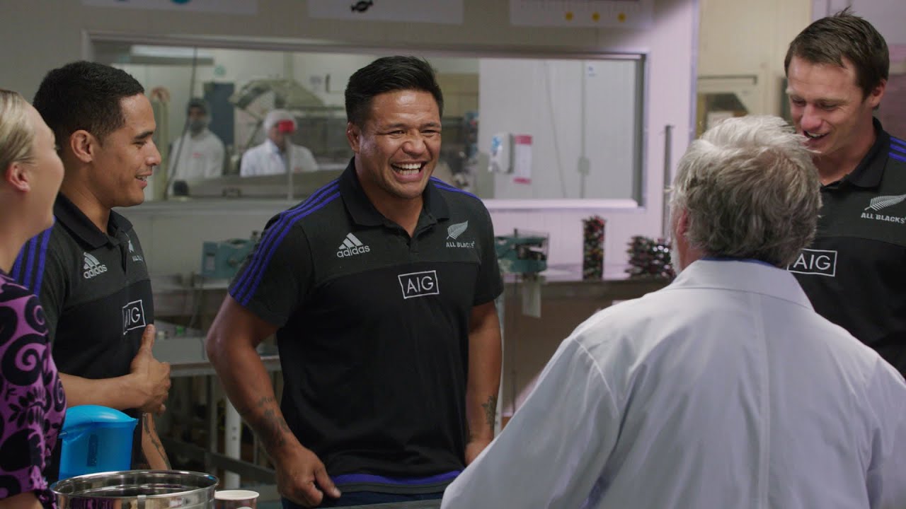 The Air New Zealand All Blacks liniment flavoured lolly #crazyaboutrugby