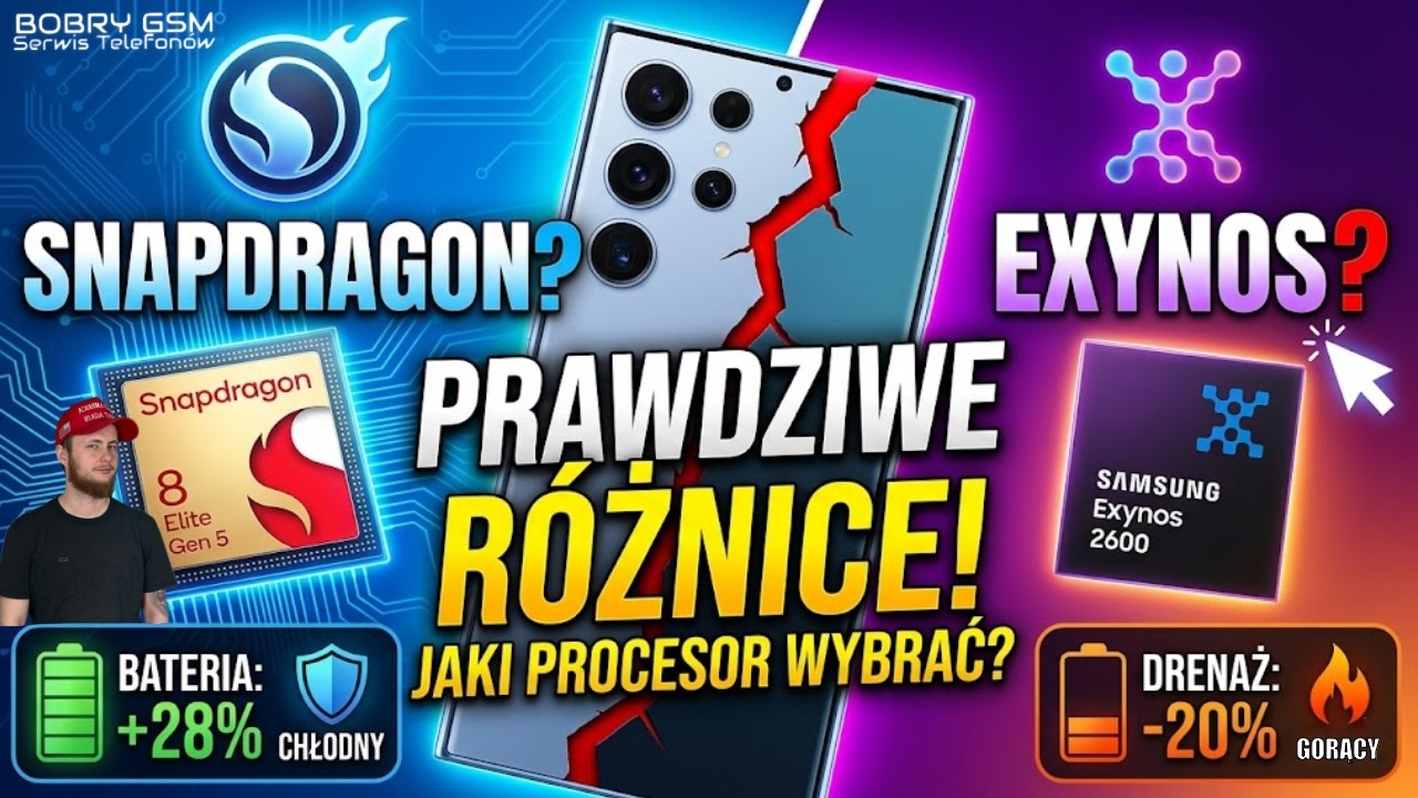 Snapdragon czy Exynos? Prawdziwe różnice, których nikt Ci nie tłumaczy. Jaki procesor wybrać ?