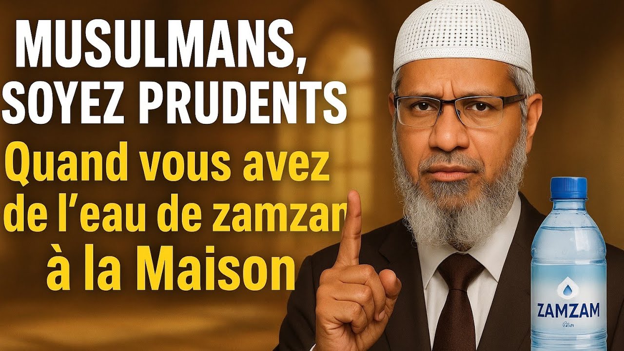 Avez-vous de l’eau Zamzam chez vous ? Attention, elle peut être dangereuse ! Soyez prudents!