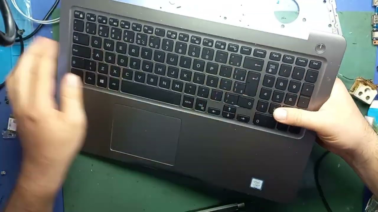 Desmontagem Troca de Teclado e Bateria Dell Inspiron 15 P66F