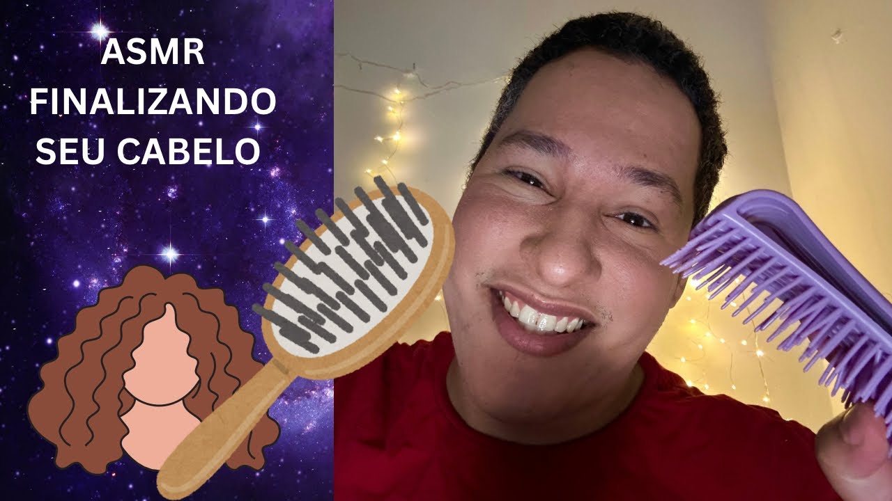 Finalizando Cabelos Cacheados | ASMR Sussurros relaxantes