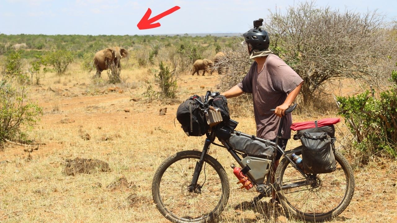 Charged by an Elephant While Cycling Through Kenya 🇰🇪  | S1, EP13