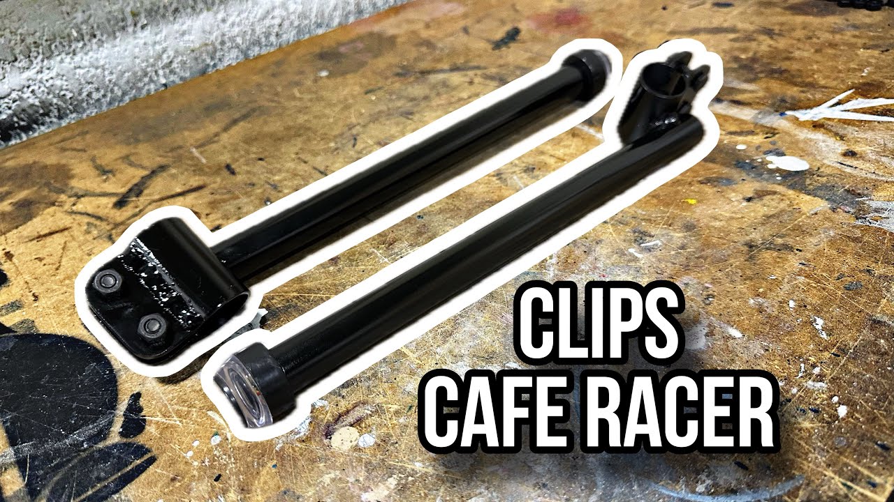 Como hacer tus clips cafe racer bien facil 🤘🏻 | DIY #2 | 17WORKSHOP 🇲🇽