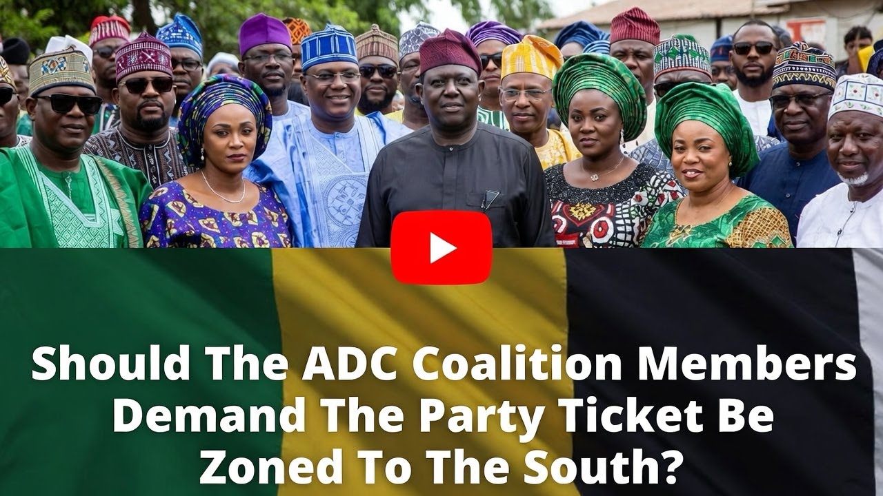 Should The ADC Coalition Members Demand The Party Ticket Be Zoned To The South?
