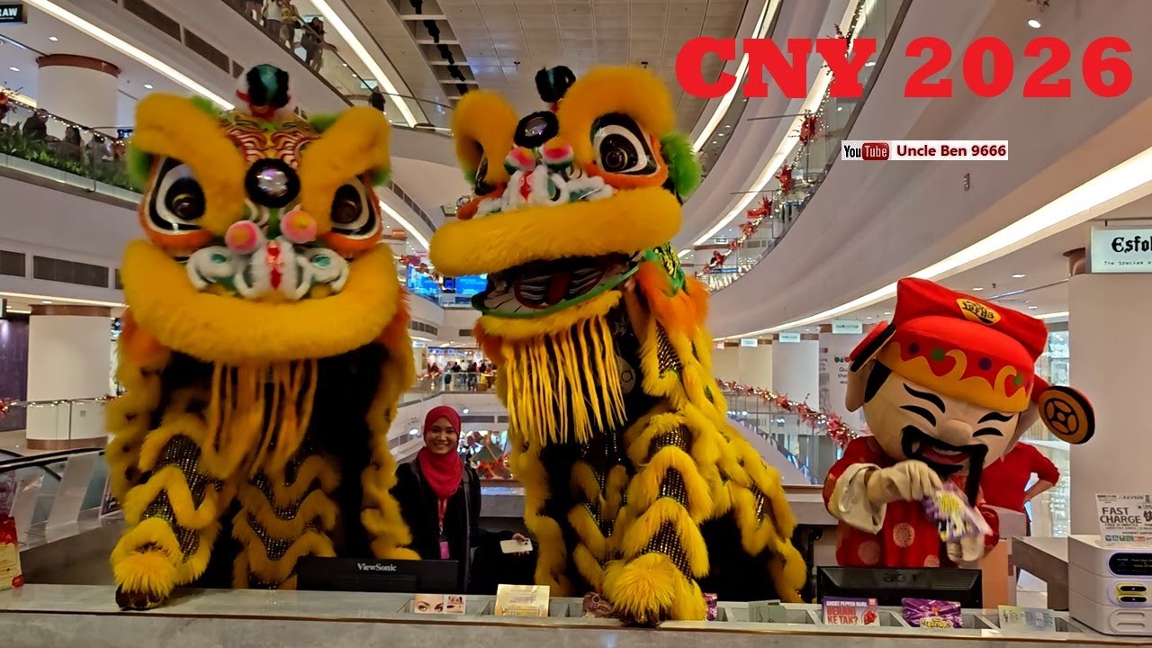 2026 CNY Lion Dance & Mall Blessing #AvenueKMY #吉隆坡勝威龍獅體育會