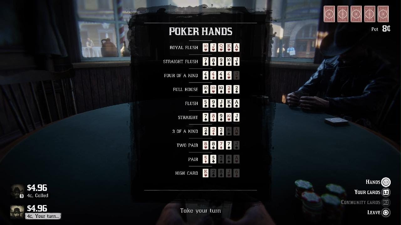 RDR2 Online-Poker Rage