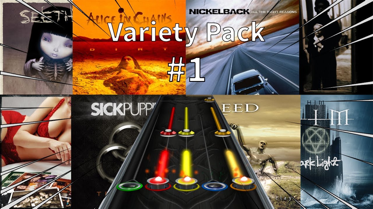 Clone Hero: Variety Pack #1 || Includes Creed, Seether, Korn, and more... || Clone Hero Pack Preview